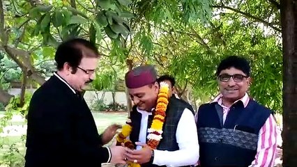 सरदारशहर विधायक अनिल शर्मा जीत मिलने के बाद पहुंचें जयपुर, हुआ स्वागत-सत्कार