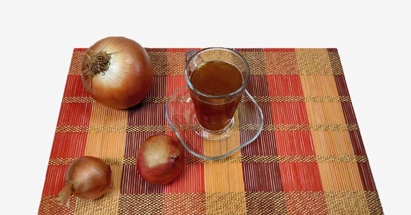 طريقة عمل عصير البصل