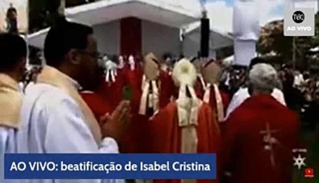 AO VIVO NA TV BARBACENA: Beatificação de Isabel Cristina
