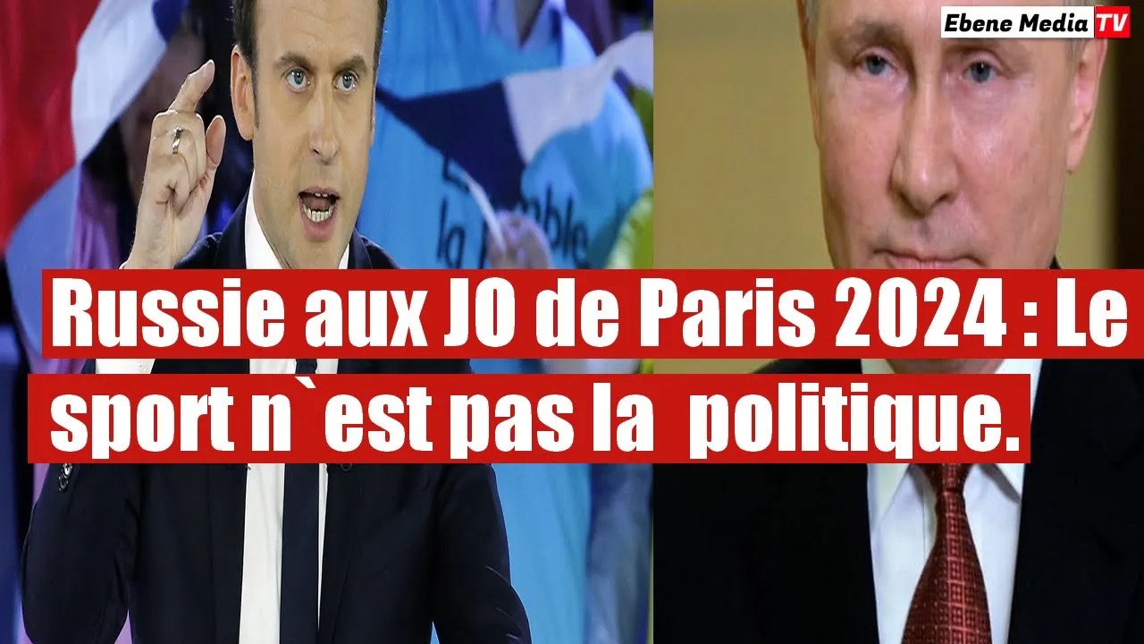 Macron exige la participation de la Russie aux JO de Paris 2024.