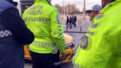 Aracı trafikten men edilen taksici: Benim sülalemin yarısı emniyet müdürü