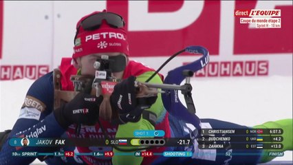 le replay du sprint messieurs d'Hochfilzen - Biathlon - CdM