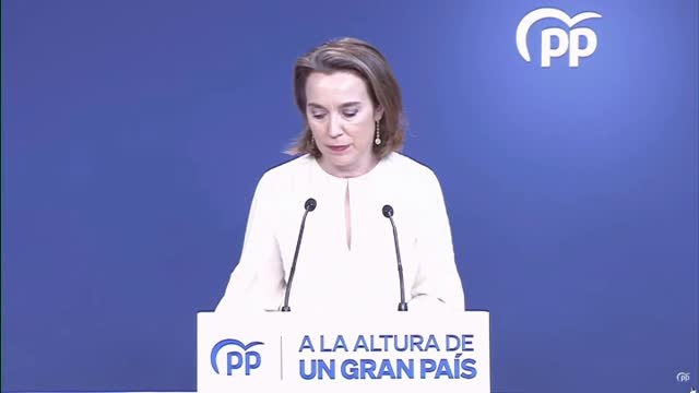 Gamarra: Las urnas serán la moción de censura a Pedro Sánchez