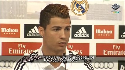 Craques do Real Madrid analisam sorteio dos grupos da Copa do Mundo