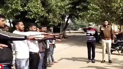 सिंगरौली: यातायात नियमों के प्रति लोगों को जागरूक करने हेतु दिलाई गई शपथ