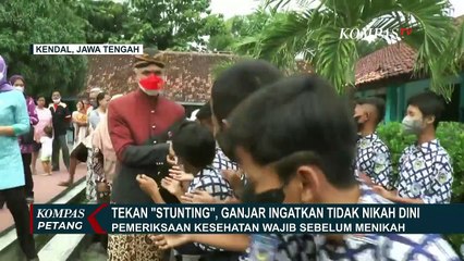 Sosialisasikan Gerakan Jo Kawin Bocah, Ganjar Ingatkan untuk Tidak Nikah Dini Demi Cegah Stunting!