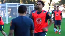 Domingo de  treino da Seleção Brasileira na Cidade do Galo