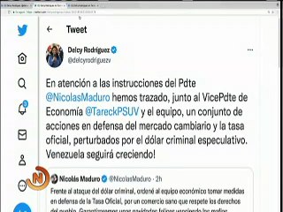 Gobierno Nacional tomará medidas en defensa de la Tasa Oficial ante el ataque del dólar criminal