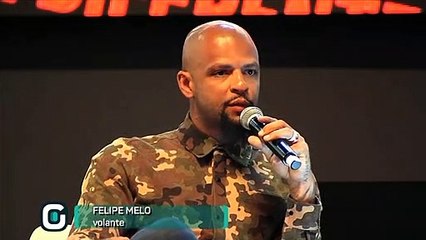 Felipe Melo Gosto muito do futebol argentino