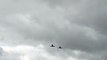 Dos Eurofighter desfilan en Los Llanos