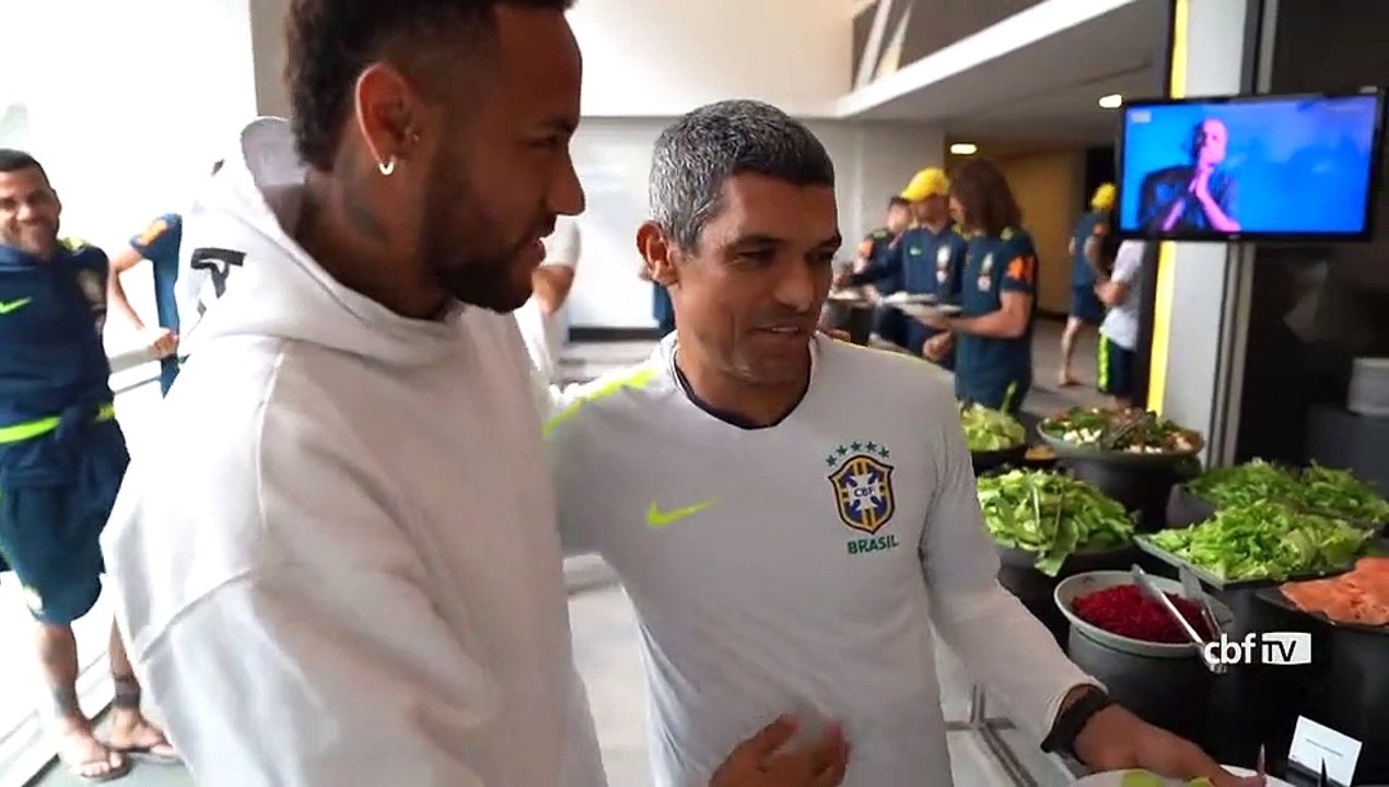 Copa América 2019_ Neymar visita Seleção em São Paulo