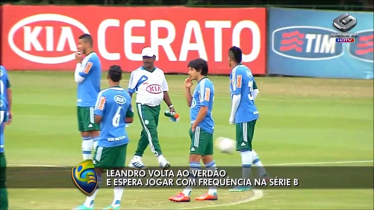 Leandro aumentar sequência de jogos no Palmeiras