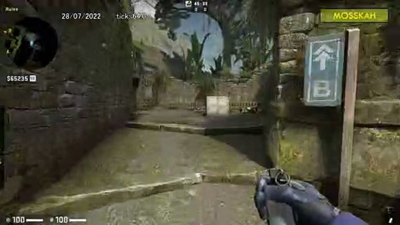 How to Smoke Side Entrance on Ancient, option 1 - CSGO
