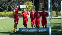 Osorio muda programação de treinos para melhor recuperação física dos atletas