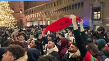 Mondiali, il Marocco è in semifinale: i festeggiamenti a Bologna