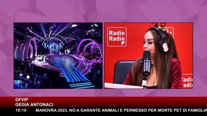 Non Succederà Più - Sabato 10 Dicembre 2022 – Gegia Antonaci (GFVIP)
