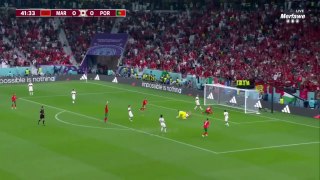 Morocco's goal today 1 0 Morocco's goal against Portugal today 720P HD