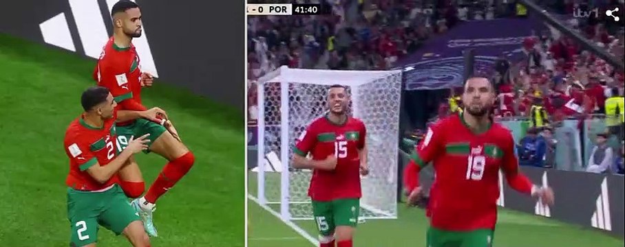 Morocco 1-0 Portugal: Youssef En-Nesyri's headed goal sends tearful Cristiano Ronaldo and Co OUT in World Cup's biggest upset so far... and England will play the giant-killers if they beat France