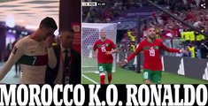 Morocco 1-0 Portugal: Youssef En-Nesyri's headed goal sends tearful Cristiano Ronaldo and Co OUT in World Cup's biggest upset so far... and they'll play England or France in the semifinals