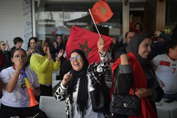 Fas'ın Dünya Kupası'nda yarı finale yükselmesi Gazze'de coşkuyla karşılandı