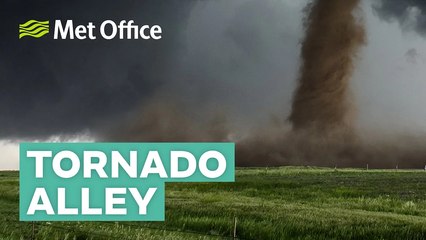 Where is tornado alley and why does it exist?