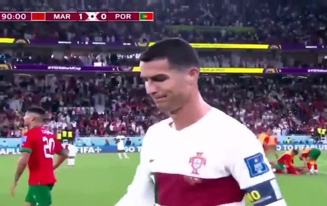Cristiano Ronaldo left the stadium in tears. This is heart breaking, his last World Cup ever...