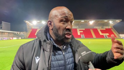 Darren Moore was pleased with Sheffield Wednesday’s point
