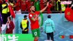 فرحة أبو تريكة و يوسف شيبو الهستيرية في الاستديو التحليلي بفوز التاريخي للمغرب على البرتغال