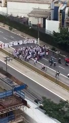 Veja protesto da torcida do São Paulo