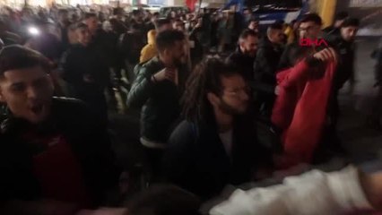 SPOR Taksim'de Faslıların yarı final sevinci