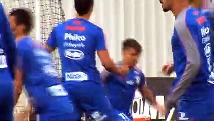 Imagens do treino do Santos desta sexta-feira