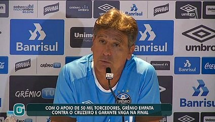 Grêmio e Cruzeiro ficam no empate sem gols e time gaúcho vai à mais uma final de Copa do Brasil