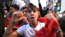 Miles de marroquíes celebran por toda España su clasificación para semifinales del Mundial de Catar