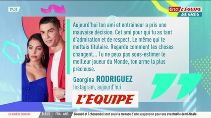 La compagne de Cristiano Ronaldo critique Santos sur Instagram - CM 2022 - POR