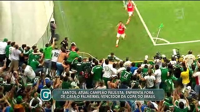 Palmeiras e Santos se reencontram após decisão da Copa do Brasil