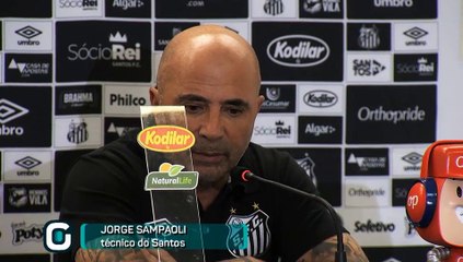 Confira o que disse Sampaoli após goleada sofrida no sábado