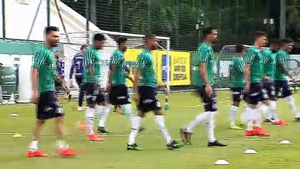 Imagens do treino do Palmeiras desta terça-feira