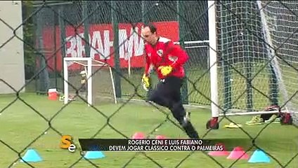 Ceni e Luís Fabiano devem jogar clássico contra o Palmeiras