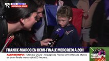 Les supporters français sur un nuage après la victoire des Bleus contre l'Angleterre