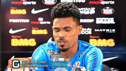 Recuperado,  Júnior Urso afirma estar pronto para jogar no Corinthians