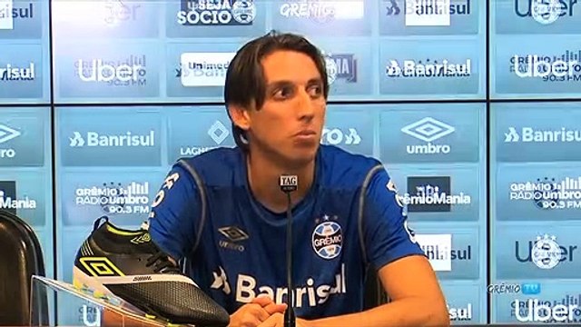 Geromel Estou 100% e espero a classificação na Libertadores