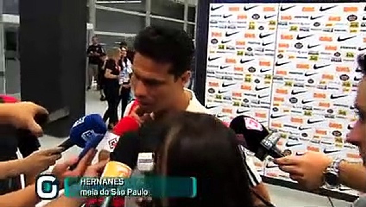 Hernanes O Corinthians no segundo tempo foi mel...