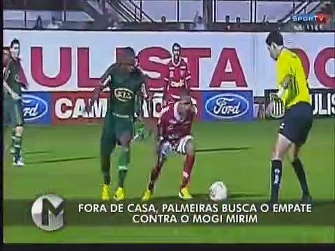 Assista aos gols de Mogi Mirim e Palmeiras