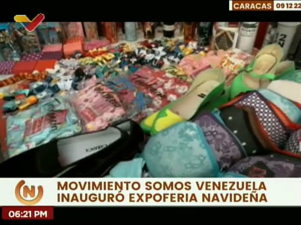 Caracas | Movimiento Somos Venezuela instala primera Expoferia Navideña en Plaza Venezuela
