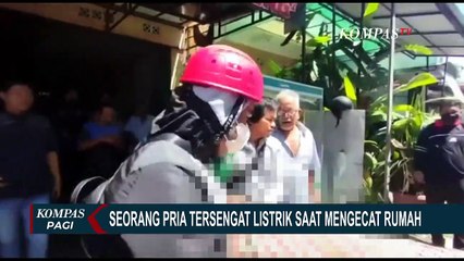 Seorang Pria di Balikpapan Tersengat Listrik Saat Mengecat  Rumah