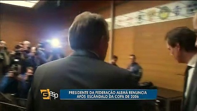 Presidente da Federação Alemã renuncia após escândalo da Copa de 2006