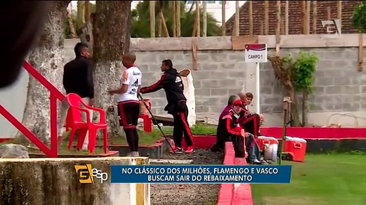 Flamengo e Vasco jogam buscando sair da zona de rebaixamento