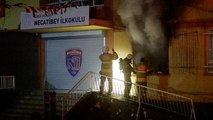 İzmir'de okulda çıkan yangın söndürüldü
