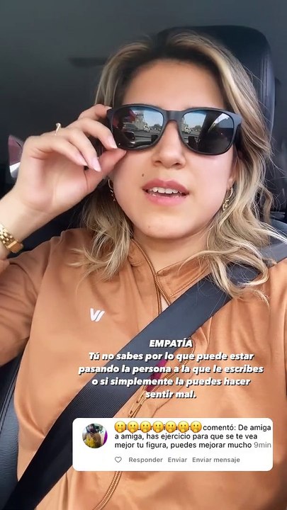 Fatima Aguilar periodista responde sobre su físico y pide "empatía" a seguidor en Instagram