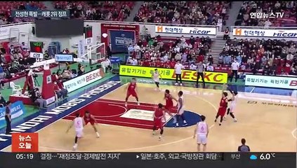 전성현 4쿼터 대폭발…캐롯, 공동 2위로 점프